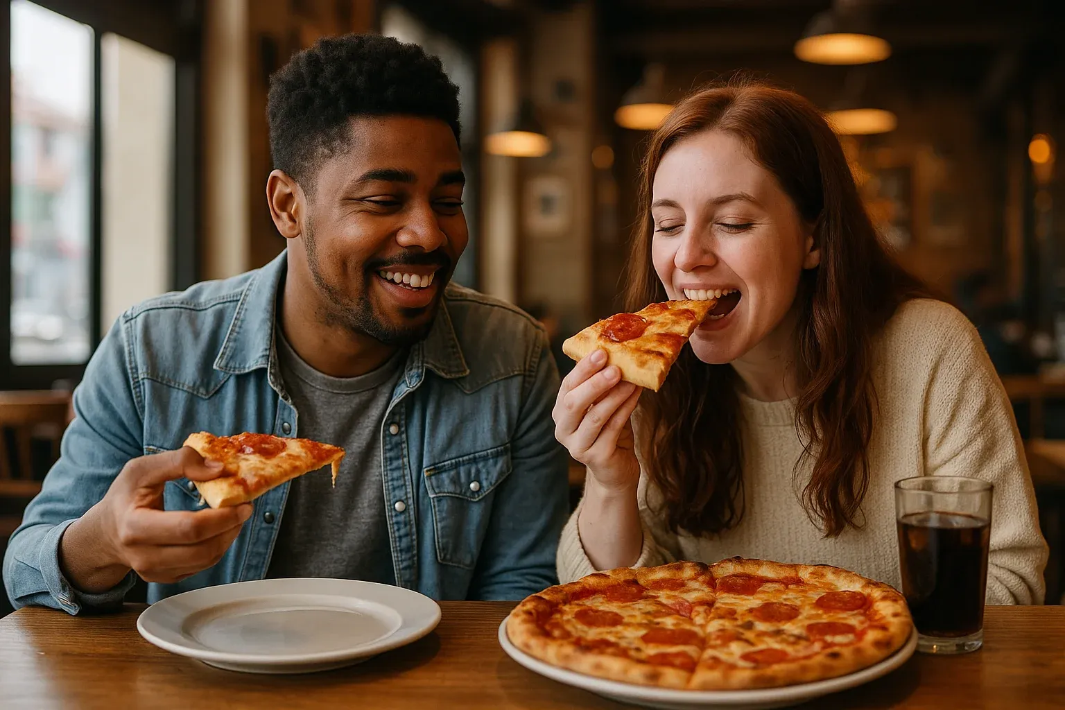 Map showing pizza restaurants close to me